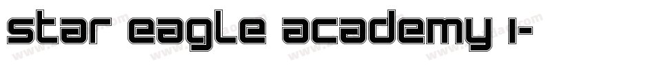Star Eagle Academy I字体转换